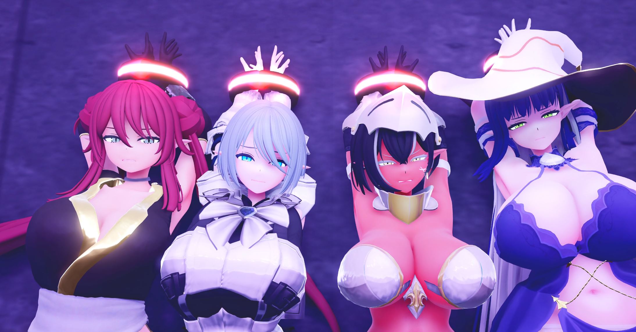 【MMD】Bran 大佬 26.4 作品 敗北後の勇者エルフご一行。【度盘/1G】
