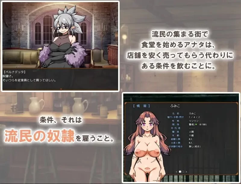 与流民少女共谱的食堂繁荣记 Ver1.04官中汉化 PC端 官中版-第2张-游戏-甜瓜会