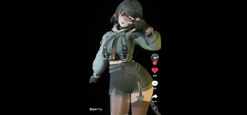 【MMD/无修正】Gerrry 大佬 26.7 作品 TiktokDance【度盘/5G】